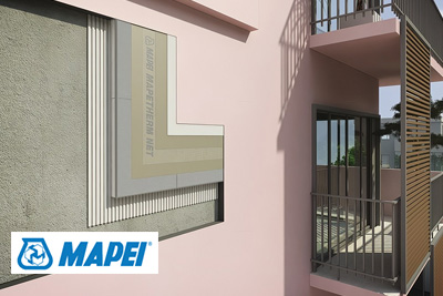 Mapei - Meglévő hőszigetelés felújítása bontás nélkül - a Mapetherm EPS Plus 8+15 hőszigetelő rendszer