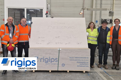 Rigips - Forgalomba került a Saint-Gobain Hungary legújabb innovációja, a Rigips® ENERGOBOARD