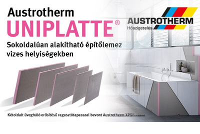 Austrotherm - Austrotherm UNIPLATTE® építőlemezekkel