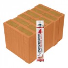 Porotherm 38 Thermo Rapid Dryfix tégla